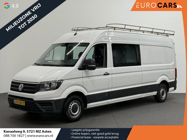 Volkswagen Crafter - 35 2.0 TDI L4H3 Dubbele Cabine Automaat Navigatie Airco Cruise Control Imperiaal&Ladder Trekhaak