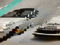 Fiat 500C - 1.2 Lounge Automaat (PARELMOER, CLIMATE, LEDER, XENON, PARKEERSENSOREN, SPORTSTOELEN, ELEK RAMEN, LM VELGEN, NIEUWE APK, NIEUWSTAAT)