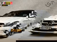 Mercedes-Benz CLA - 180 AMG Sport Automaat (SCHUIFDAK, GROOT NAVI, LEDER, GETINT GLAS, SPORTSTOELEN, ZWART HEMEL, CRUISE, NIEUWE APK, NIEUWSTAAT)