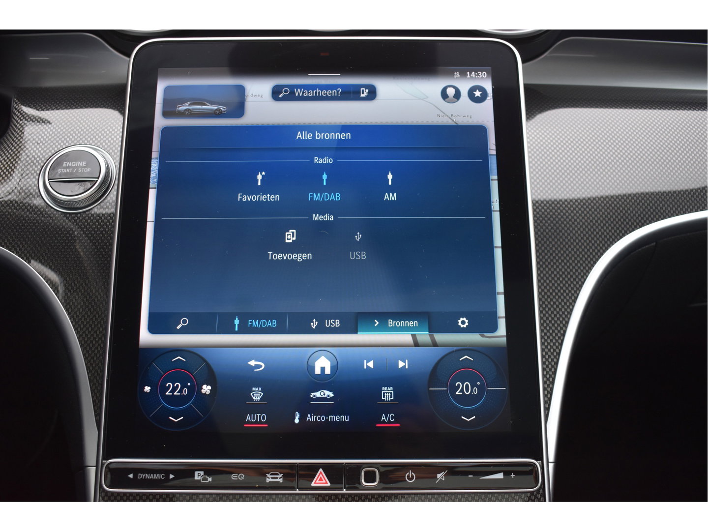 Mercedes-Benz C-Klasse 300 e AMG Line 313 pk | NL-Auto | Trekhaak | Open dak | Virtual cockpit | Camera | Carplay | Sfeerverlichting | Full LED | LM-Velgen | NAP