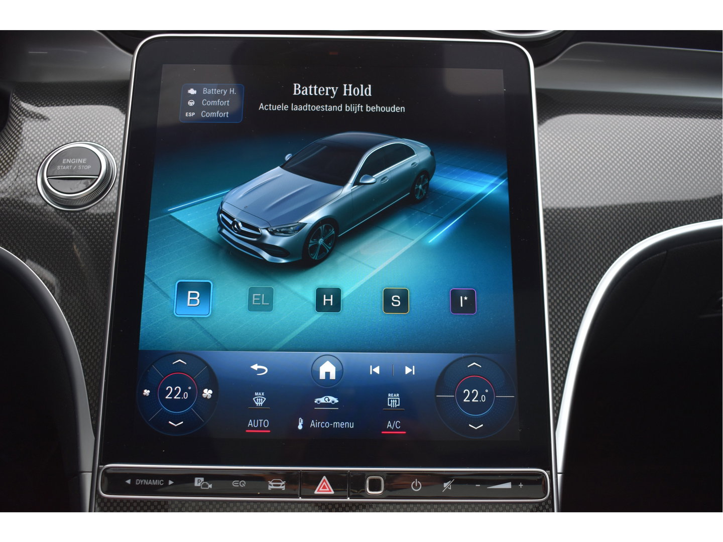 Mercedes-Benz C-Klasse 300 e AMG Line 313 pk | NL-Auto | Trekhaak | Open dak | Virtual cockpit | Camera | Carplay | Sfeerverlichting | Full LED | LM-Velgen | NAP