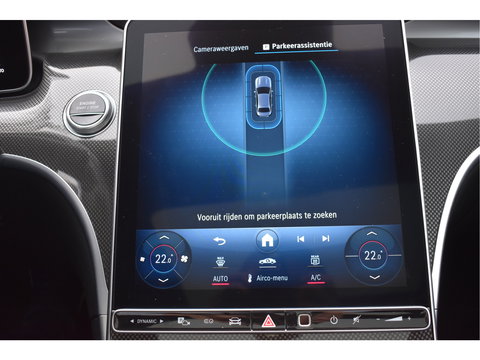 Mercedes-Benz C-Klasse 300 e AMG Line 313 pk | NL-Auto | Trekhaak | Open dak | Virtual cockpit | Camera | Carplay | Sfeerverlichting | Full LED | LM-Velgen | NAP