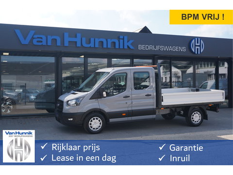 Ford Transit 350L 130PK Doka Open Laadbak L3 BPM VRIJ!! Sync4 Navi, Camera, Adap Cruise, Garantie 2028!! NR. D01*