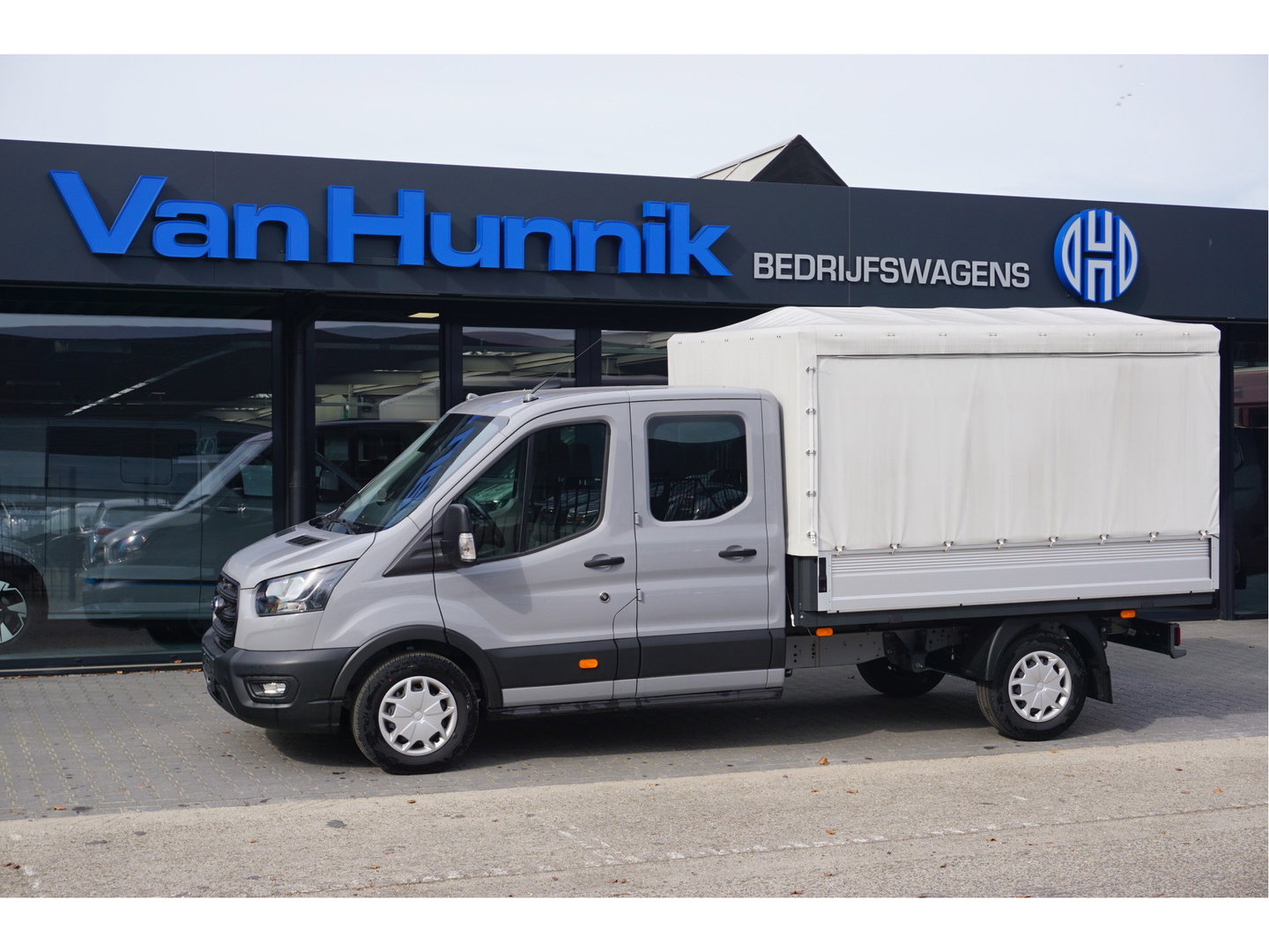 Ford Transit 350L 130PK Doka Open Laadbak L3 BPM VRIJ!! Sync4 Navi, Camera, Adap Cruise, Garantie 2028!! NR. D01*