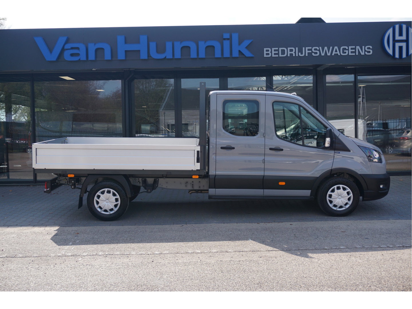 Ford Transit 350L 130PK Doka Open Laadbak L3 BPM VRIJ!! Sync4 Navi, Camera, Adap Cruise, Garantie 2028!! NR. D01*