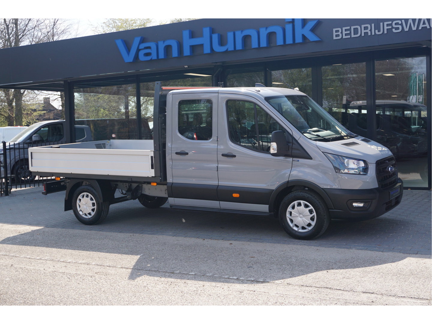 Ford Transit 350L 130PK Doka Open Laadbak L3 BPM VRIJ!! Sync4 Navi, Camera, Adap Cruise, Garantie 2028!! NR. D01*