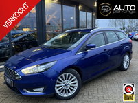 Ford Focus - Wagon 1.0 Titanium Edition 125PK | Zeer Nette Staat | NL AUTO | Volledige Onderhoudshistorie | D-Riem is vervangen in 2025 | Trekhaak | Voorruitverwarming | Parkeersensoren Voor en Achter | Climate Control | Cruise Control | Navigatie | 2 Sleutels