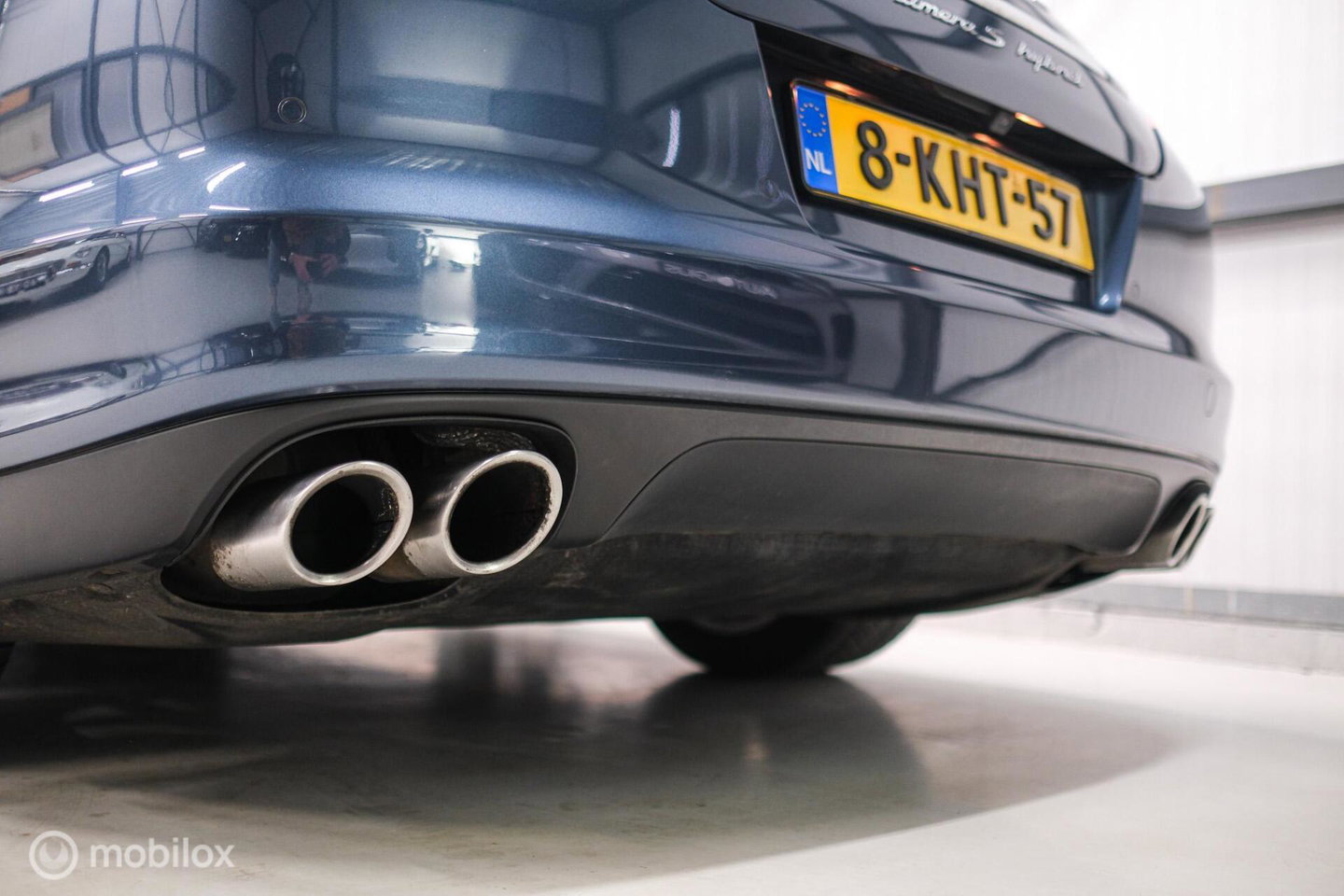 Porsche Panamera 3.0 S Hybrid | Yachting Blue | Executive Rear Seat | youngtimer | winter + zomerset | uniek | Blauw interieur |