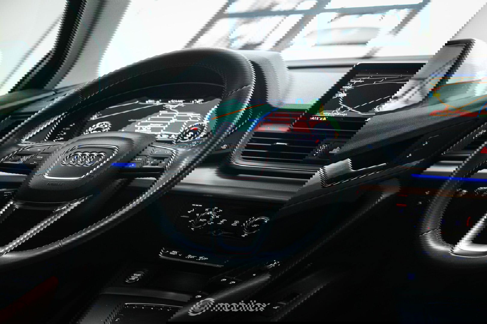 Audi Q5 2.0 TFSI quattro Launch Edition | HUD | Virtual cockpit | Trekhaak | LED | Leder | Ambiance verlichting | Nieuw model |