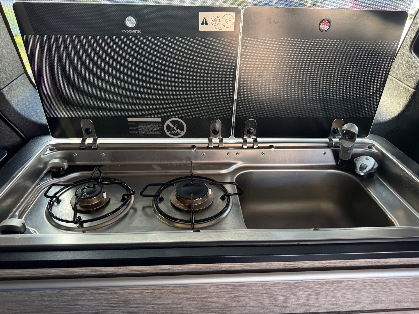 Dethleffs CAMPSTER 002 KEUKEN AUTOMAAT HEKDAK Standkachel Webasto