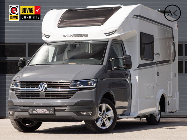 Weinsberg X-CURSION 500 LT - T6 Bulli 2.0TDI Edition Pepper 150Pk Automaat (FULL OPTION, TELEVISIE, DOUCHE, TOILET,  THULE LUIFEL, SCHOONWATER TANK, FIETSENDRAGER, ELEKTRISCHE TREEPLANK, KOELKAST, NIEUWTSTAAT)