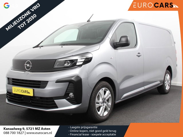 Opel Vivaro - 2.0 BlueHDi 180 S&S L3 Automaat Apple Carplay /  Android Auto Parkeersensoren V+A Trekhaak Camera Navigatie Cruise Control LED koplampen houten afwerking laadruimte