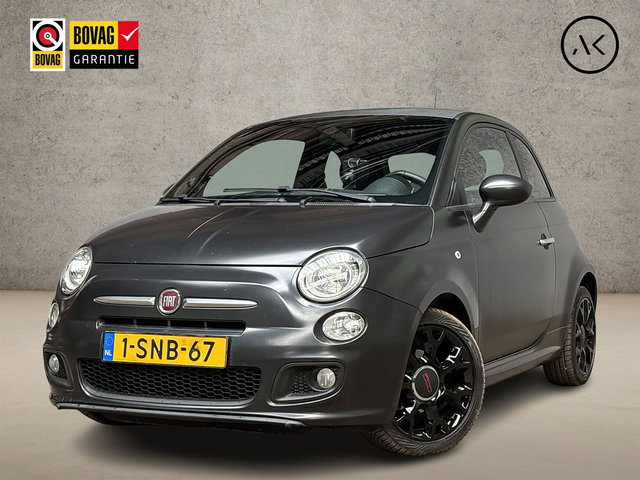 Fiat 500 - 0.9 TwinAir 500S (NAVIGATIE, LM VELGEN, LEDER, SPORTSTOELEN, GETINT GLAS, ZWART HEMEL, NIEUWSTAAT)