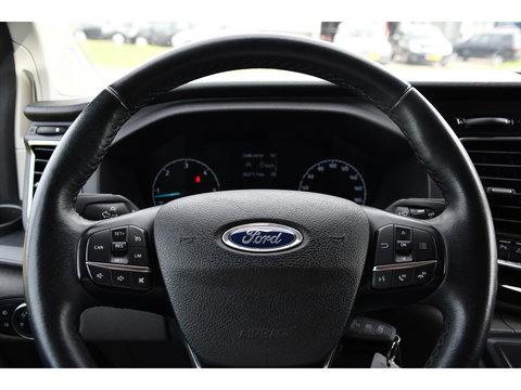 Ford Transit Custom 2.0 TDCI L1H1 Sport Edition Camera, Cruise, Carplay, 130pk, Sensoren, Trekhaak, Leder, LED, 2 x Schuifdeur, Stoelverwarming, Uniek!