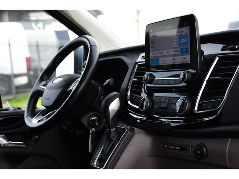 Ford Transit Custom 2.0 TDCI L1H1 Sport Edition Camera, Cruise, Carplay, 130pk, Sensoren, Trekhaak, Leder, LED, 2 x Schuifdeur, Stoelverwarming, Uniek!