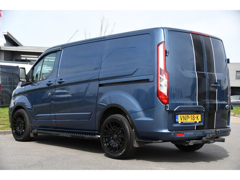 Ford Transit Custom 2.0 TDCI L1H1 Sport Edition Camera, Cruise, Carplay, 130pk, Sensoren, Trekhaak, Leder, LED, 2 x Schuifdeur, Stoelverwarming, Uniek!