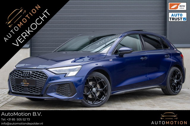 Audi A3 - 35 TFSI PANO S LINE LEDER CAMERA ELEKTRISCHE STOELEN