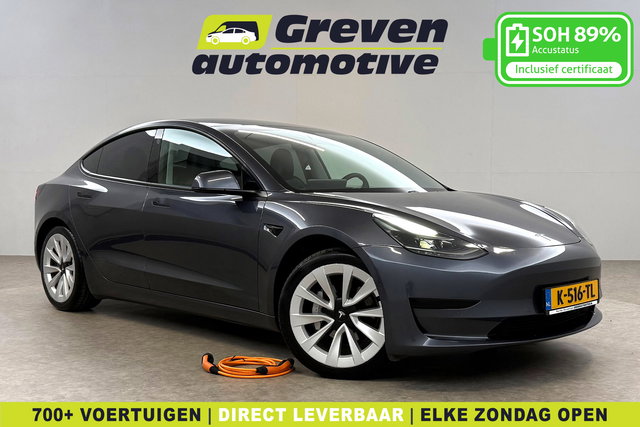Tesla Model 3 - Standard RWD Plus 60 kWh | Autopilot | Snelladen | SOH 89% | Pano | Camera | Memory | Navi | Stoelverw.