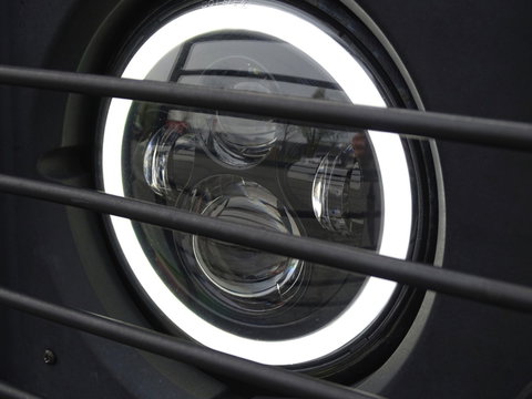 Land Rover Defender 2.4 TD4 HT 90" SE / Recaro / grijs kenteken / LED / *NAP*