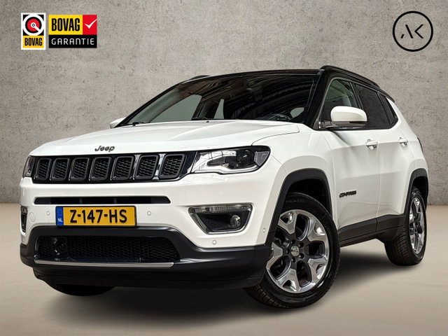 Jeep Compass - 1.4 MultiAir Limited Sport 141Pk (NAVIGATIE, CLIMATE, LEDER, CAMERA, BEATS AUDIO, SPORTSTOELEN, GETINT GLAS, ADAPTIVE CRUISE, NIEUWE APK, NIEUWSTAAT)
