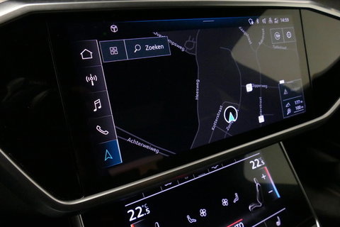 Audi A6 Avant 55 TFSI e quattro S Competition / RS6 Look / S Line / Maxton Design Bodykit V.2 / Panoramadak / Matrix LED / Stoelverwarming voor + achter / Apple Carplay - Android Auto / 21'' Vossen Look / Achteruitrijcamera / Dodehoek detectie / Audi Sound System