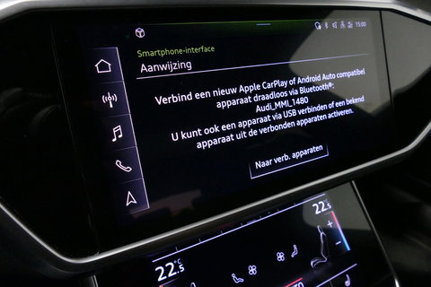 Audi A6 Avant 55 TFSI e quattro S Competition / RS6 Look / S Line / Maxton Design Bodykit V.2 / Panoramadak / Matrix LED / Stoelverwarming voor + achter / Apple Carplay - Android Auto / 21'' Vossen Look / Achteruitrijcamera / Dodehoek detectie / Audi Sound System