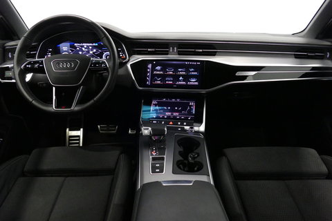 Audi A6 Avant 55 TFSI e quattro S Competition / RS6 Look / S Line / Maxton Design Bodykit V.2 / Panoramadak / Matrix LED / Stoelverwarming voor + achter / Apple Carplay - Android Auto / 21'' Vossen Look / Achteruitrijcamera / Dodehoek detectie / Audi Sound System
