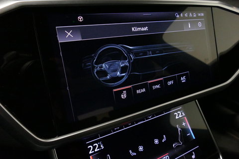 Audi A6 Avant 55 TFSI e quattro S Competition / RS6 Look / S Line / Maxton Design Bodykit V.2 / Panoramadak / Matrix LED / Stoelverwarming voor + achter / Apple Carplay - Android Auto / 21'' Vossen Look / Achteruitrijcamera / Dodehoek detectie / Audi Sound System