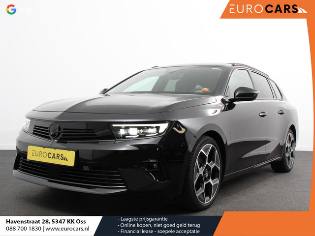 Opel Astra - Sports Tourer 1.2 Turbo 130pk Automaat Ultimate Panoramadak Navigatie Apple Carplay/Android Auto 360 Camera Parkeersensoren Adaptive Cruise Control Full LED Stoel-en stuurverwarming Virtual Cockpit Climate Control Lichtmetalen velgen