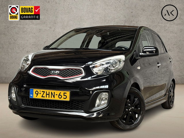 Kia Picanto - 1.0 CVVT X-treme (5 DEURS, BLACK PACK, LEDER, CLIMATE, SPORTSTOELEN, TREKHAAK, BLUETOOTH, ELEK PAKKET, NIEUWSTAAT)