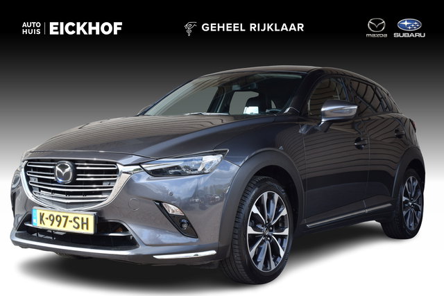 Mazda CX-3 - 2.0 SkyActiv-G 120 GT-M - Black Leather Pack - Trekhaak - All season banden