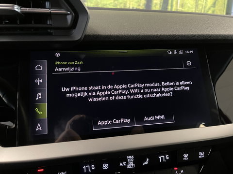 Audi A3 Sportback 30 TFSI Advanced edition | Draadloze Apple Carplay | DAB | Virtuele Cockpit | Zwarte Hemel | Origineel Nederlands | Lane Assist | Start & stop |