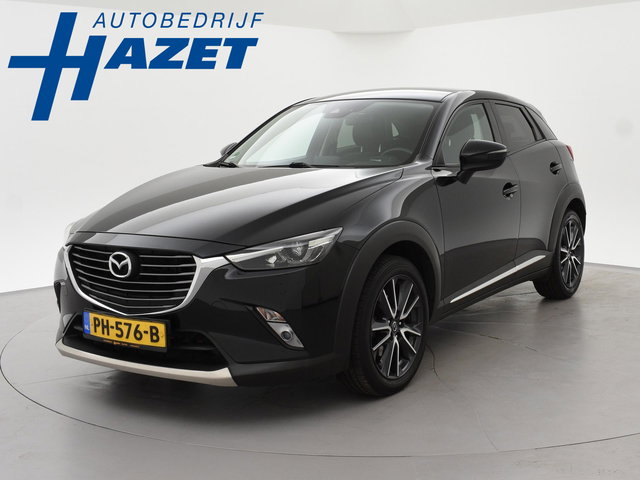 Mazda CX-3 - 2.0 SKY-ACTIV-G 120 GT + LEDER | TREKHAAK | CAMERA | HEAD-UP | CARPLAY | STOELVERW. | LED
