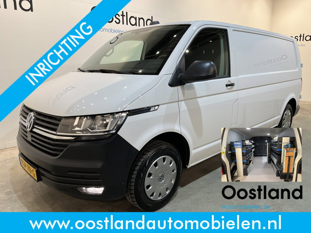 Volkswagen Transporter - 2.0 TDI L2H1 150 PK DSG Automaat / Servicebus / Sortimo Inrichting / Euro 6 / Airco / Cruise Control / CarPlay / Camera / Navigatie