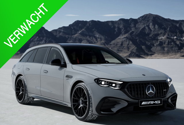 Mercedes-Benz E-Klasse - Estate E53 AMG 612pk 4MATIC+ Panoramadak *BTW* Burmester 4d Massage Superscreen Stoelkoeling Trekhaak BOMVOL!! Alpin grau