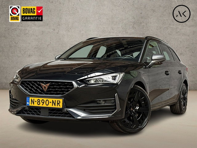 CUPRA Leon - 1.4 e-Hybrid VZ Performance 245Pk Automaat (PANORAMADAK, BLACK PACK, APPLE CARPLAY, CAMERA, STUUR/STOELVERWARMING, KUIPSTOELEN, GETINT GLAS, ADAPTIVE CRUISE, NIEUWSTAAT)