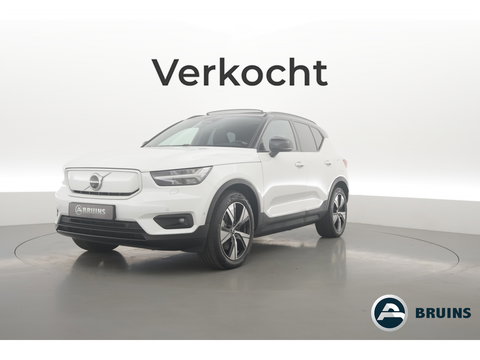 Volvo XC40 Recharge Twin Pro Pano-dak | Leer | Trekhaak | Adap. Cruise | 360 camera | 4x stoel+ stuurverw. |