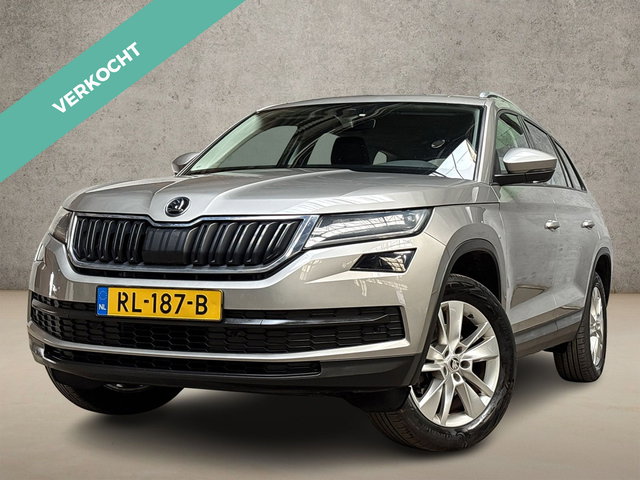 Škoda Kodiaq - 1.4 TSI Sport (APPLE CARPLAY, GROOT NAVI, LEDER, STOELVERWARMING, SPORTSTOELEN, ADAPTIVE CRUISE, LED KOPLAMPEN, NIEUWSTAAT)