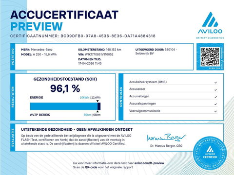 Mercedes-Benz A-Klasse 250e AMG Limited | SOH 96,1% | Carplay | Stoelverwarming | Camera | Leder/Alcantara | Sfeerverlichting | Navigatie | Park Assist | Full LED | DAB | Widescreen | Climate control | PHEV | Plug In