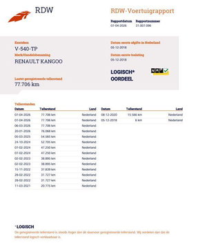 Renault Kangoo 1.5 dCi 90 Energy Comfort Maxi L2H1 / NAVI / CRUISE CONTROLE / TREKHAAK / EURO 6