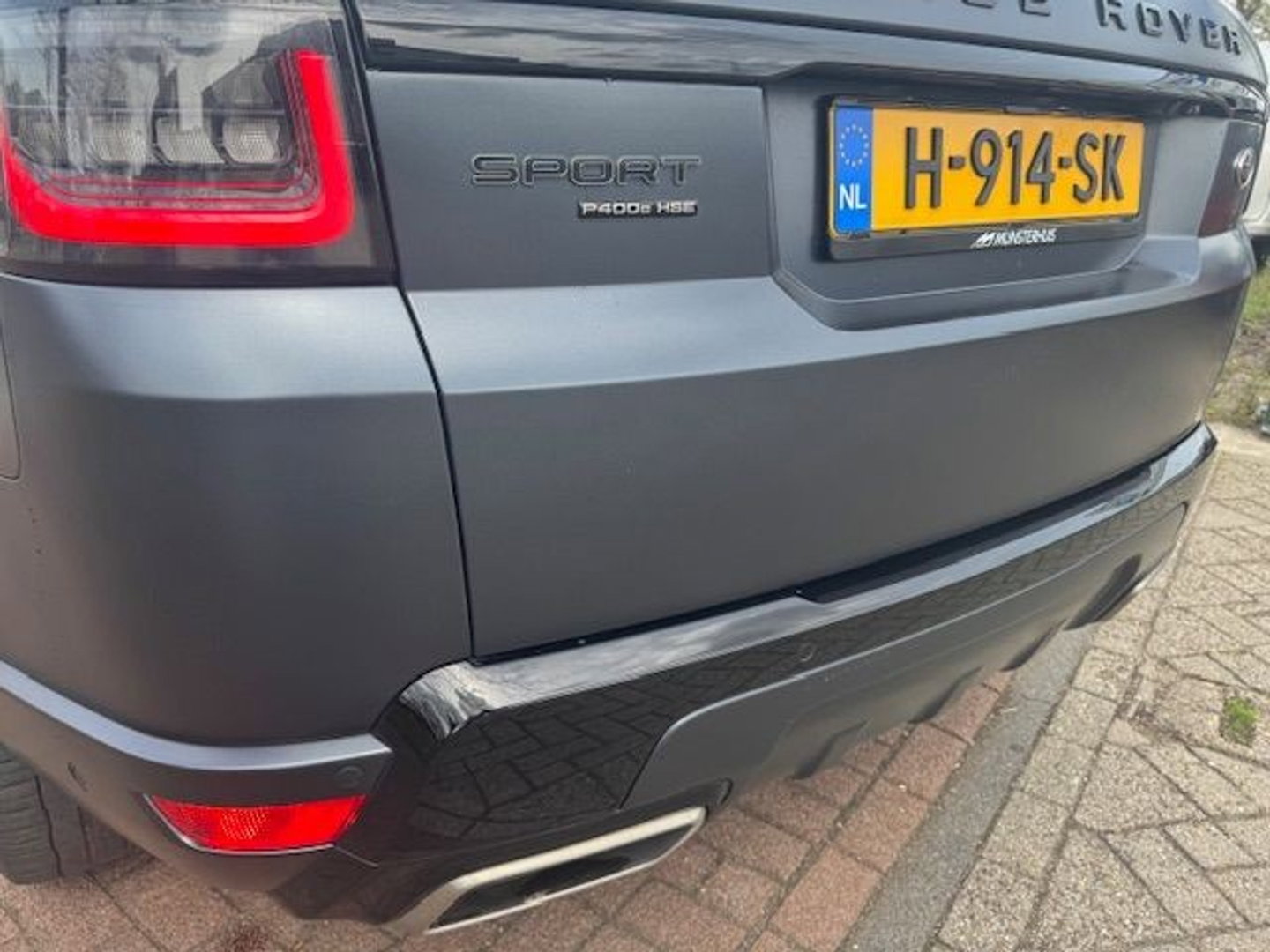 Land Rover Range Rover Sport 2.0 P400e HSE Dynamic SVO Grey Airco/ECC,Leder,Navi,Pano Geheel dealeronderhouden