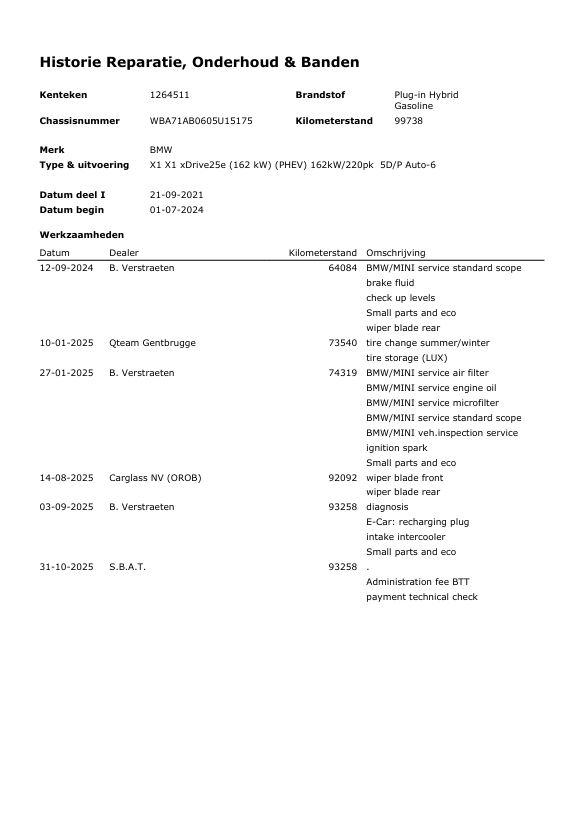 BMW X1 xDrive25e Executive CAMERA / CARPLAY / HEAD UP DISPLAY / LEDER / LED / CRUISE CONTROLE / STOELVERWARMING