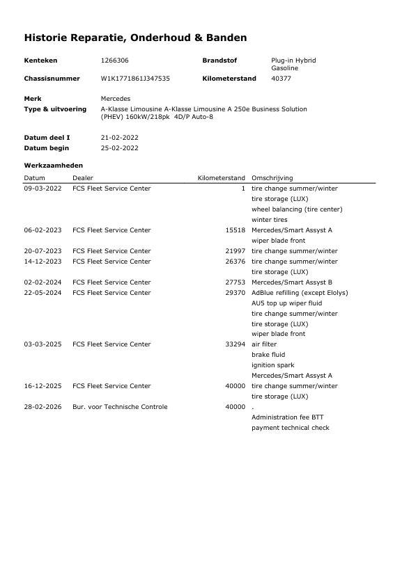 Mercedes-Benz A-Klasse 250 e Business Line CARPLAY / CAMERA / LEER / DEALER ONDERHOUDEN