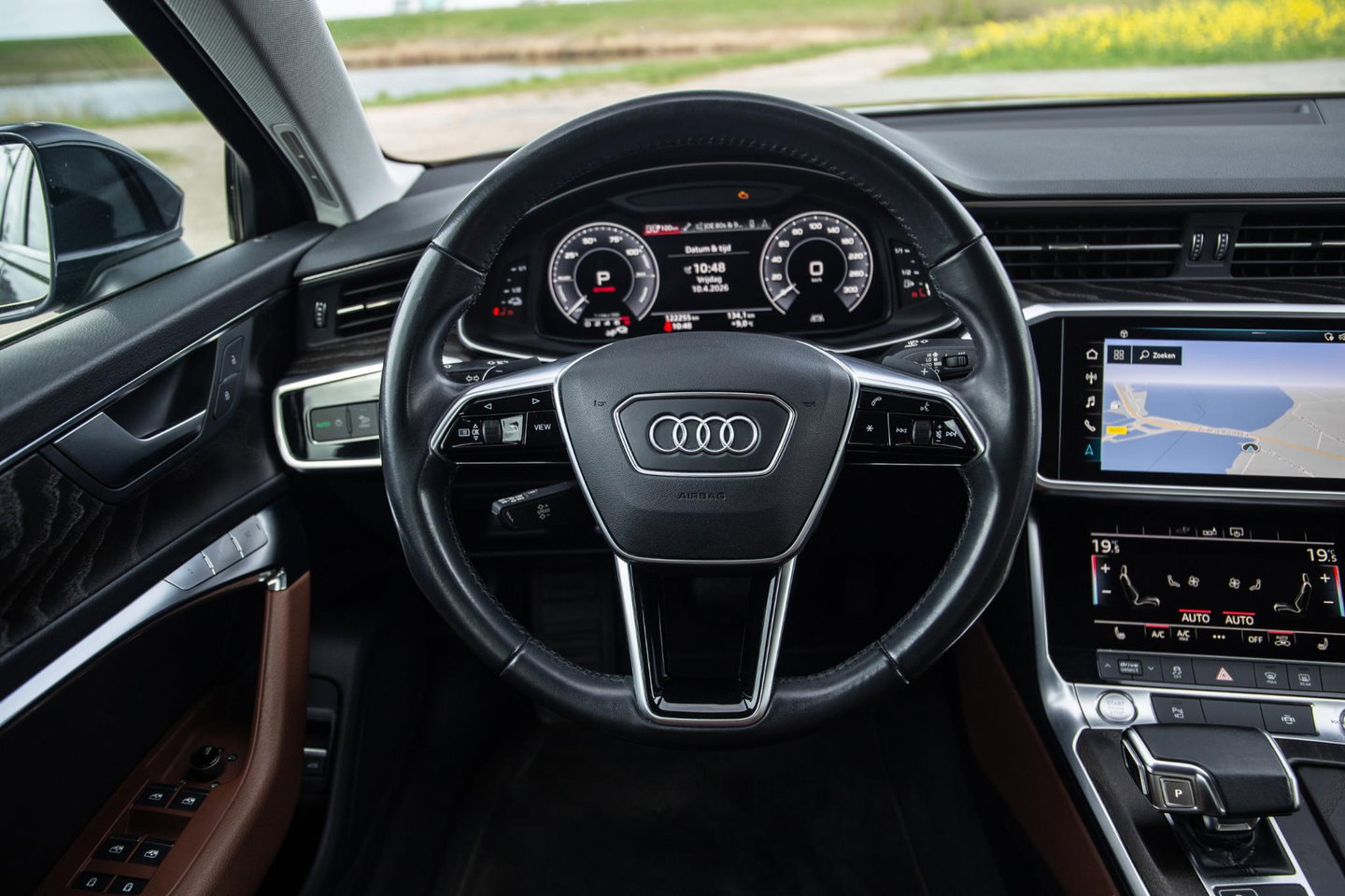 Audi A6 Avant 50 TFSI e quattro Advanced edition BRUIN LEER / CARPLAY / BTW AUTO / KEYLESS / DEALER ONDERHOUDEN