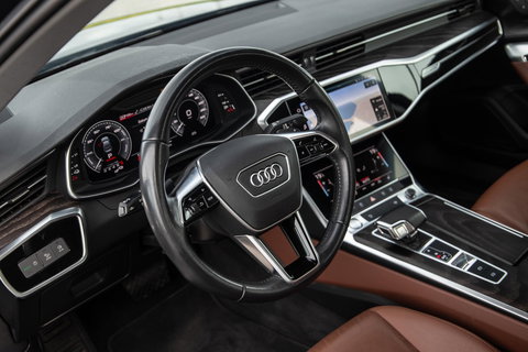 Audi A6 Avant 50 TFSI e quattro Advanced edition BRUIN LEER / CARPLAY / BTW AUTO / KEYLESS / DEALER ONDERHOUDEN