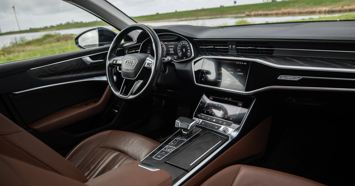 Audi A6 Avant 50 TFSI e quattro Advanced edition BRUIN LEER / CARPLAY / BTW AUTO / KEYLESS / DEALER ONDERHOUDEN