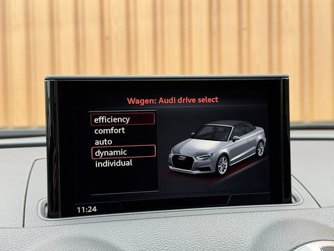 Audi A3 Cabriolet 35 TFSI CoD Design Pro Line Plus | S Line | 150 Pk | Apple Carplay | Android Auto | Nekverwarming | Stuurverwarming | Stoelverwarming | Adaptieve Cruise Control | Lane Assist |