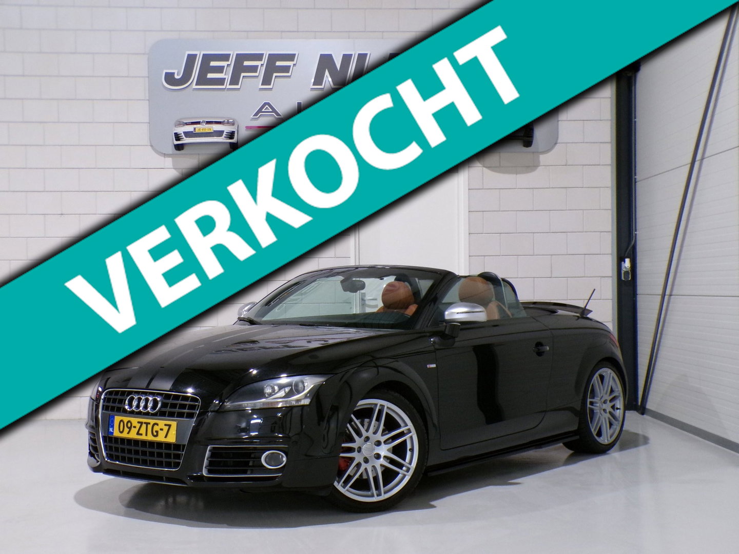 Audi TT Roadster 2.0 TFSI S-Line Cognac-Leer Stoelverwarming Garantie 19"Velgen Bluetooth Xenon DAB Parkeersensoren Cruise-control