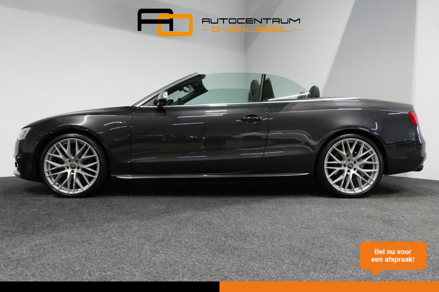 Audi S5 Cabriolet 3.0 TFSI quattro Pro Line / S Sportstoelen / Carbon interieur / Elektr. verstelbare voorstoelen (links met memory) / Bi-xenon verlichting / Magnetic Ride / Bang & Olufsen Sound System / Stoelverwarming / Luxe lederen bekleding / Navigatie / Clim