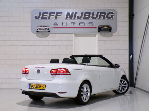 Volkswagen Eos 1.4 TSI Highline 122PK "Origineel NL!" Navigatie Bluetooth Garantie Parkeersensoren Panoramadak Multi-stuur